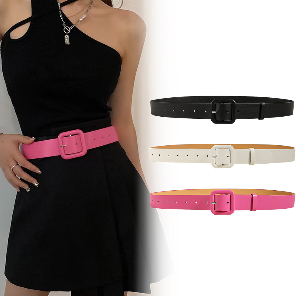 Fashion Personality: Women's Wide Simple and Elegant Belt