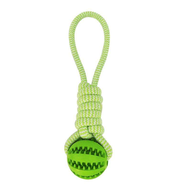 Rope 'n Roll: Interactive Treat-Leaking Chew Toy for Dogs