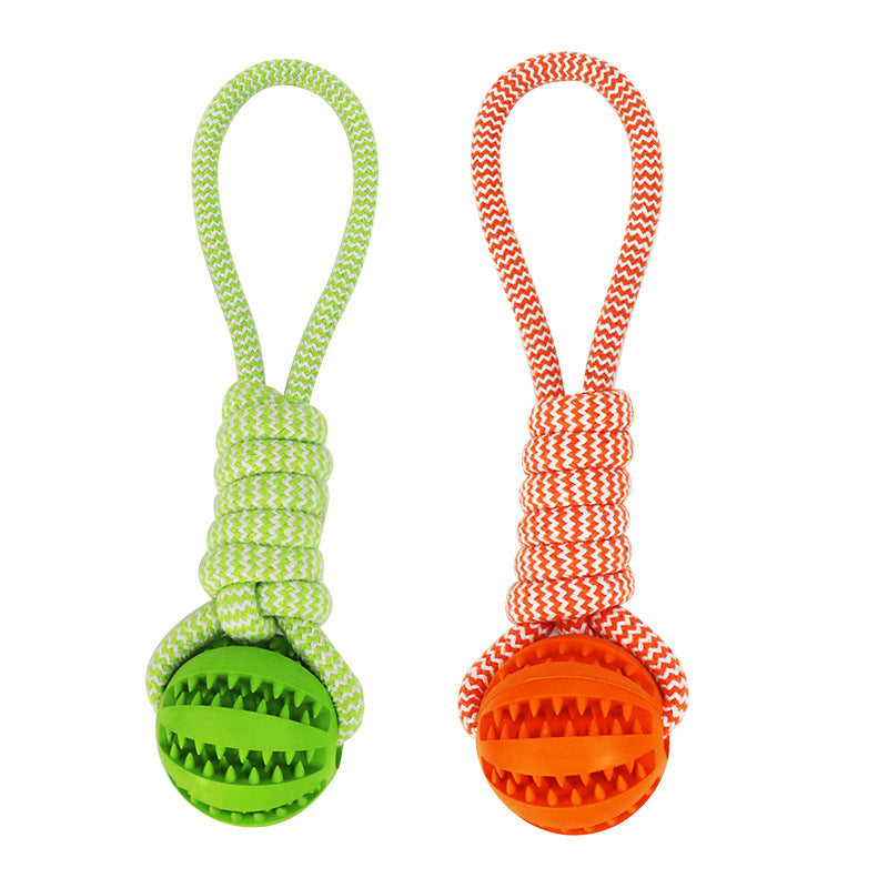 Rope 'n Roll: Interactive Treat-Leaking Chew Toy for Dogs