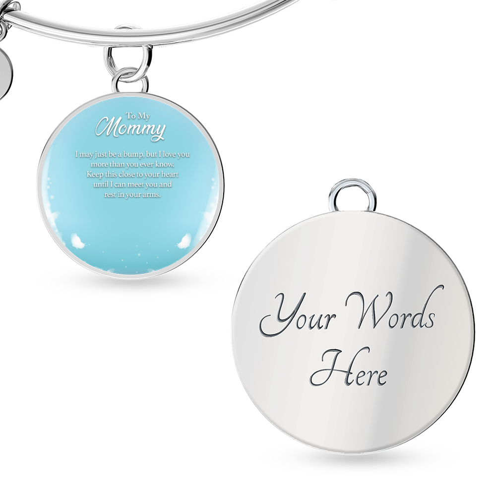 Circle Bangle with Message Card - To My Mommy