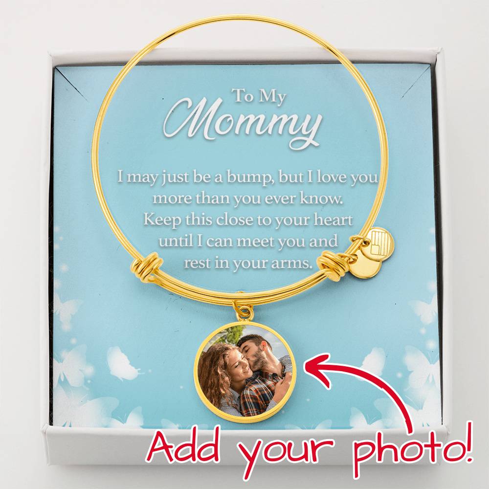 Circle Bangle with Message Card - To My Mommy