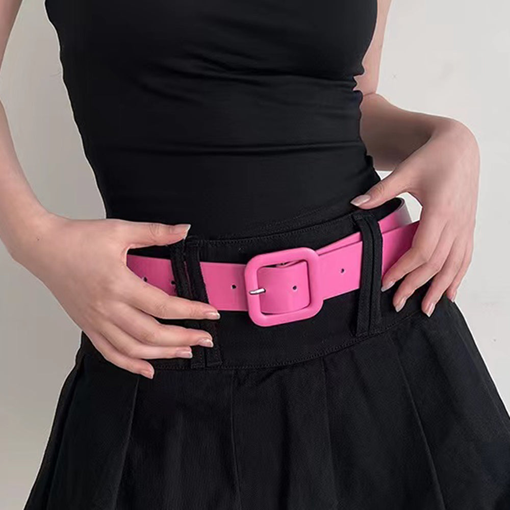 Fashion Personality: Women's Wide Simple and Elegant Belt